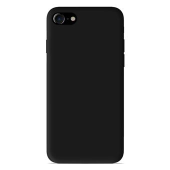 Coque en silicone Noire pour iPhone SE 2022 / 2020 et 8 / 7