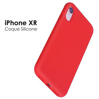 coque iphone xr avec rose rouge