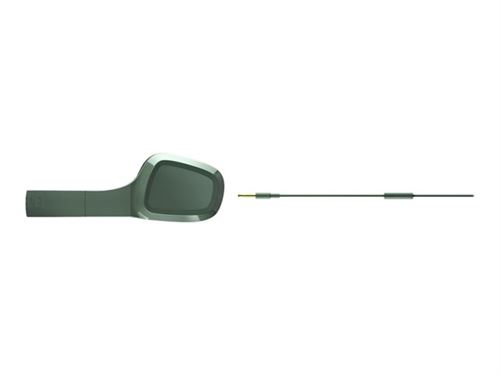Energy Headphones 1 - Koptelefoon met micro - op oor - met bekabeling - 3,5 mm-stekker - ruisisolatie - groen