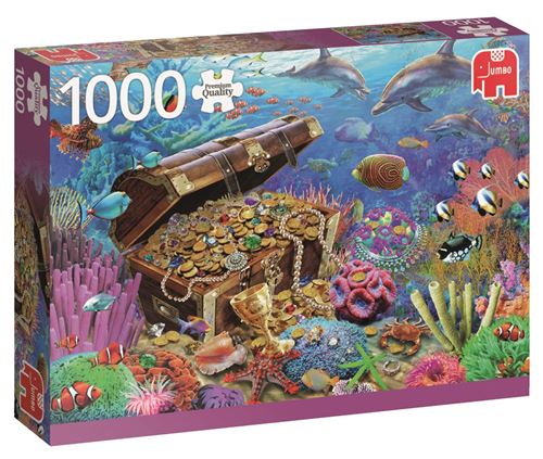 Jumbo PC sous-marine pièces de puzzle en 1000 trésor