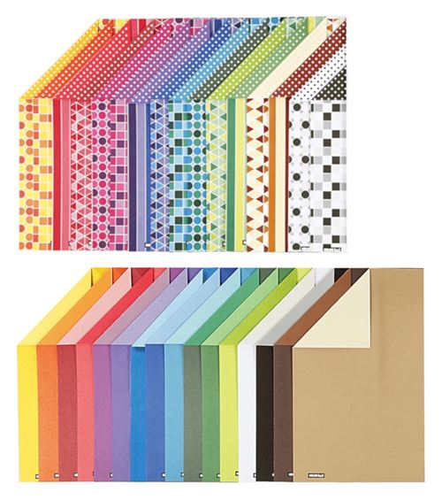 Creotime patron carton 21 x 29,7 cm 320 pièces multicolore