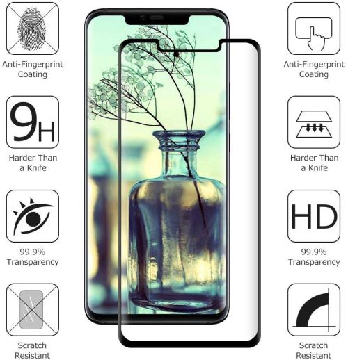 Générique Vshop® Verre Trempé Huawei Mate 20 Pro Film Ecran Huawei Mate 20 Pro 5D Film Protection Huawei Mate 20 Pro Integrale Vitre Protection Huawei Mate 20 Pro Pleine Couverture Dureté 9H Et Ultra Résistant Pour Huawei Mate 20 Pro (6,39 Pouces) - Noir