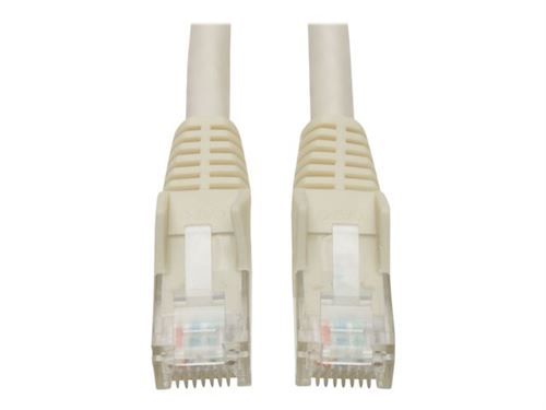 Tripp Lite 3ft Cat6 Gigabit Snagless Molded Patch Cable RJ45 M/M White 3' - cordon de raccordement - 0.9 m - blanc