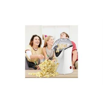 Machine à pop-corn blanche compacte 1200w - 1