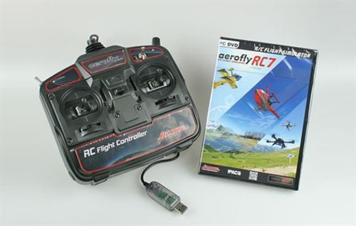 Aerofly RC7 Ultimate + commander Ikarus