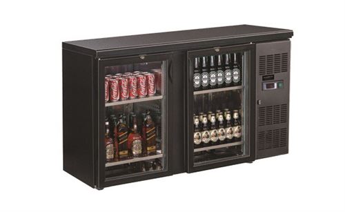Arrière Bar Réfrigéré 350 L - Portes Vitrées - Combisteel - R290 2 Portes Vitrée/battante