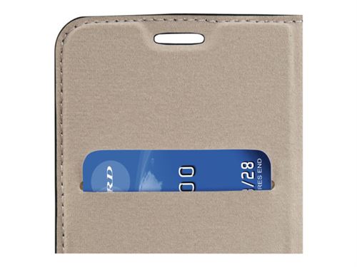 Hama Guard Case - Flip cover voor mobiele telefoon - namaakleer - zwart - voor Samsung Galaxy S9