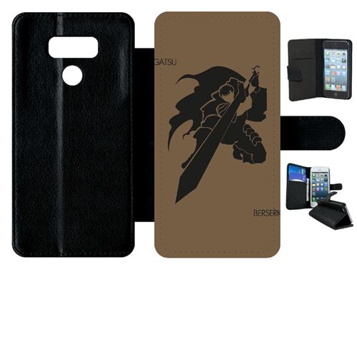Etui à rabat lg g6 gatsu berserk
