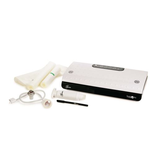 Genius SmartVac SV5000 Appareil de mise sous vide 12 pieces avec pochette en film de protection