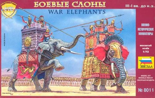 Elephants De Combat Zvezda 1/72
