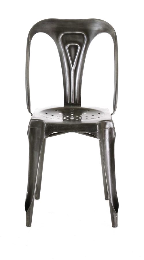Chaise industrielle métal indus x4