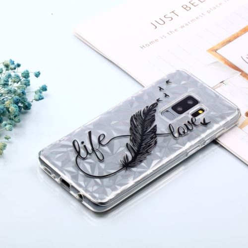 Galaxy S9+ Coque Protection Tpu Plumes Als89556