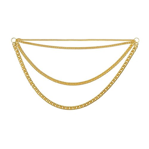 collier grosses chaînes or - 0100087