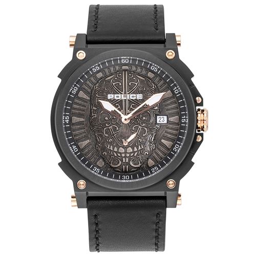 Police PL15728JSB.02, Quartz, 48mm, 3ATM