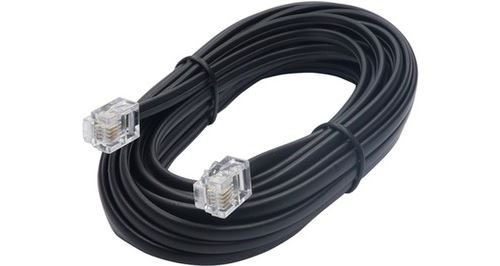 Cordon téléphonique Temium TTM14NG RJ-11 Mâle vers RJ-11 Mâle 5 m Noir