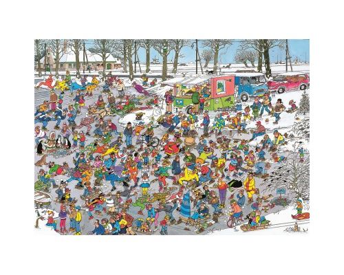 Puzzle 1000 Pièces : Van Haasteren Jan : Sur la glace, Jumbo