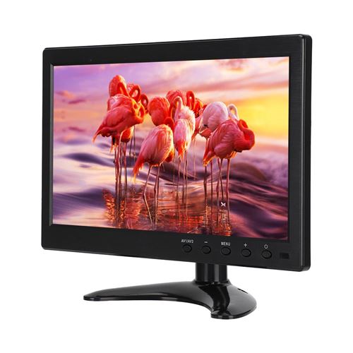 14€03 sur Moniteur LCD Ecran Large HD 1080p 10.1 Pouces Entrée HDMI / VGA /  BNC / AV (100-240V) (Prise EU) - Ecrans PC - Achat & prix