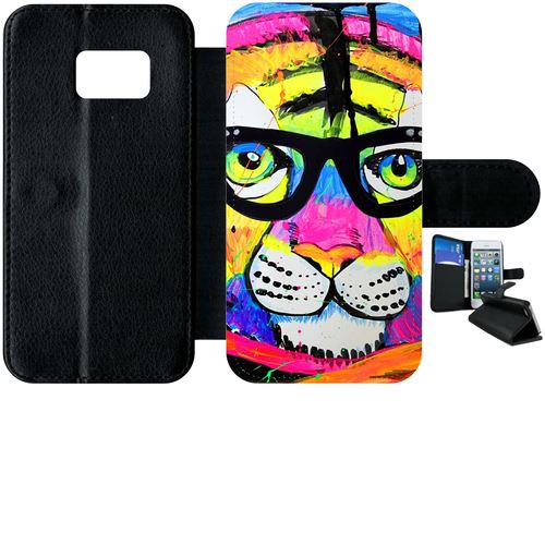 Etui À Rabat Samsung Galaxy S7 Lion À Lunette