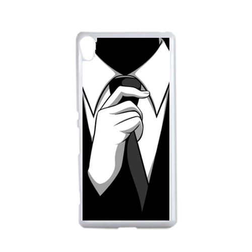 Coque Cravate Compatible Sony Xperia X Transparent