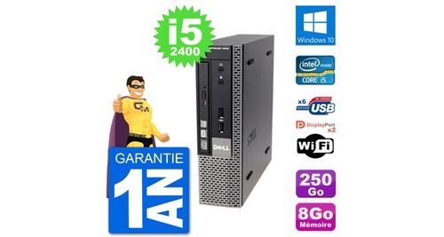 Ultra mini pc dell 7010 usff i5-2400 ram 8go disque dur 250go windows 10 wifi