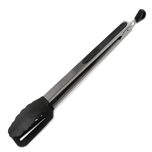 Non Communiqué Gris Pince De Cuisine Double Embout 35 Cm Fackelmann Penderie