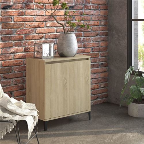 vidaXL Buffet chêne sonoma 60x35x70 cm bois d'ingénierie