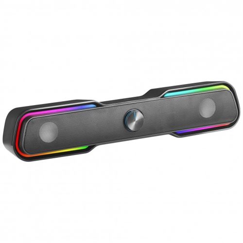 Mars Gaming MSBX, Barra de Sonido RGB, Bluethooth 5.0 + Jack 3.5, Sonido DSP 10W, Barra de Sonido Negro o Blanco