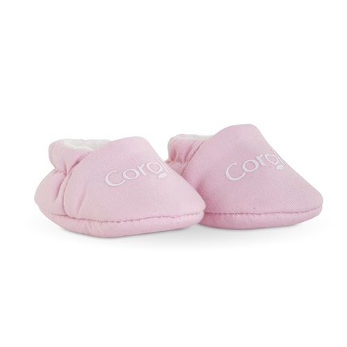 Non Communiqué Multicolore Chaussons Roses Pour Poupon 30 Cm