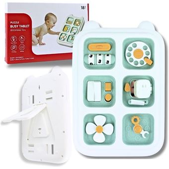 Busy Board Montessori – Jouet Éducatif Bébé 1-3 Ans pour Motricité Fine & Éveil Sensoriel - 1
