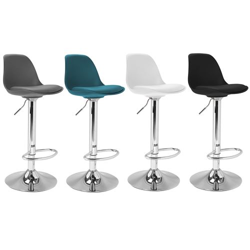 Tabourets de bar réglables design 4 couleurs
