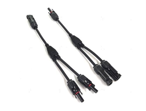 1 paire de type MC4 Y Branche de fil de câble mâle connecteur femelle YDD  Pour Panneau solaire - Chargeur pour téléphone mobile à la Fnac