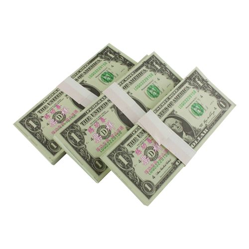 Faux argent - 1 dollars américains (100 billets) - Autre jeux d