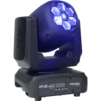 Lyre WASH LED 6 x 15W RGBW - Laser Vert 200mW Algam Lighting LAL MHE60 - 1