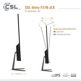 CSL Computer  Systèmes tout-en-un à bas prix avec clavier et souris de CSL
