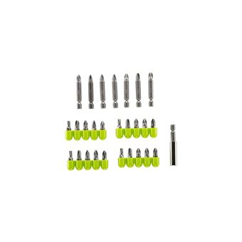 Kit 28 accessoires de vissage RYOBI Avec racks de rangement RAK28MSD - 1