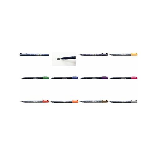 Tombow Stylo de calligraphie Fudenosuke, lilas 0,000000 Noir