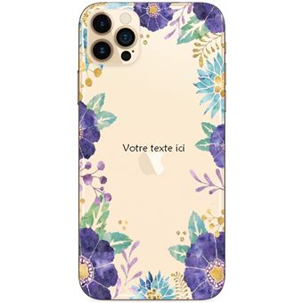 Coque Arrière Pour IPhone 13, Motif Chouette Violette - Hydrogel/TPU, Marque Taperso, Multicolore