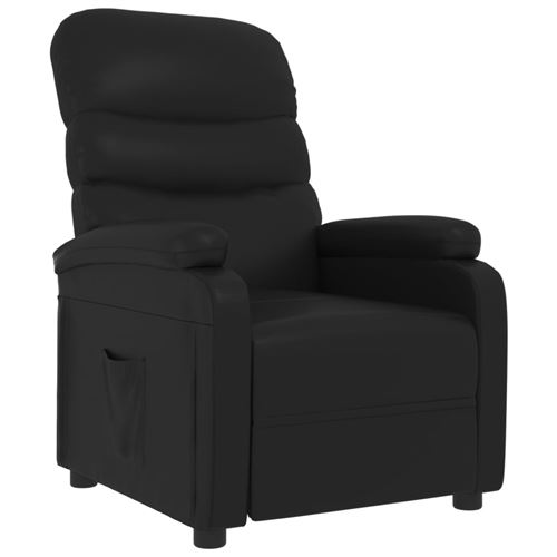 Non Communiqué Noir Vidaxl Fauteuil Inclinable Similicuir