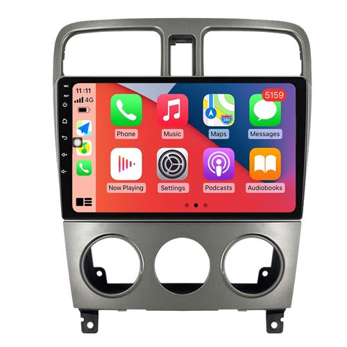 Autoradio Multimédia RoverOne CarPlay Android Auto DSP GPS pour Subaru Forester Spoiler 2004 - 2008