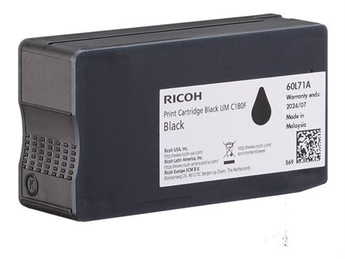 ORIGINALE Ricoh Cartuccia d'inchiostro nero 408517 Black IJM C180F 2000 pagine