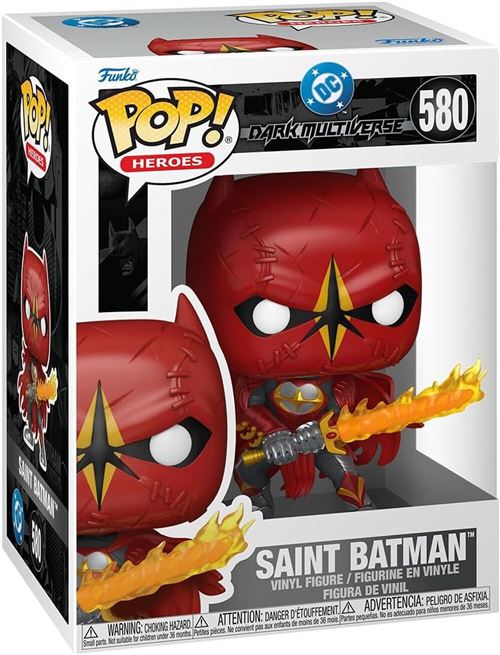 Funko Dc Dark Multiverse - Figurine Pop! Saint Batman 9 Cm - Image 2