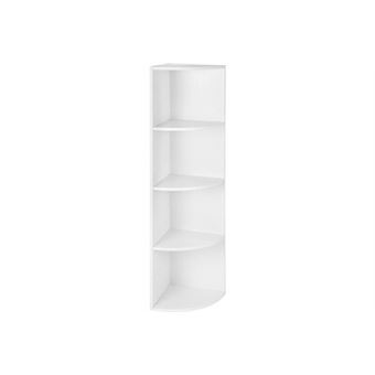 Bibliothèque Sur 4 Niveaux Avec étagères Réglables Blanc Nuage Custos M25138550