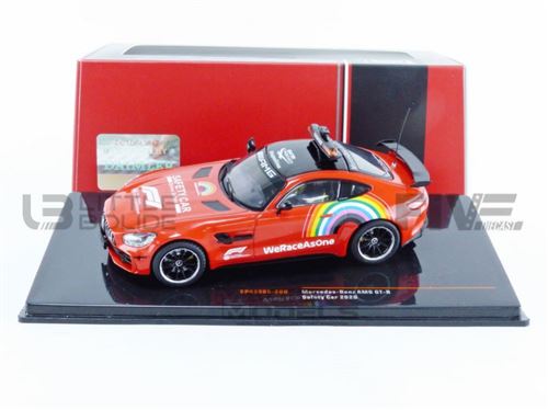 Voiture Miniature de Collection IXO 1-43 - MERCEDES-BENZ AMG GT-R Safety Car - GP Tuscan 2020 - Red - SP43005-20B