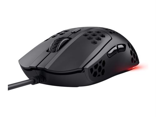 Trust GXT 928 Helox - Souris - ultra-léger, gaming - pour droitiers - optique - 6 boutons - filaire - USB - noir