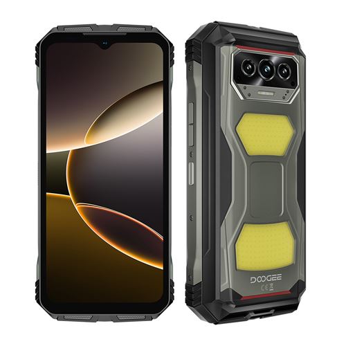 Smartphone Doogee V Max S -6.58 -24Go -256Go -22000mAh-108MP-16MP,Empreinte digitale-NFC-Dual SIM 5G-Android 14-Téléphone Portable -Gris-536g