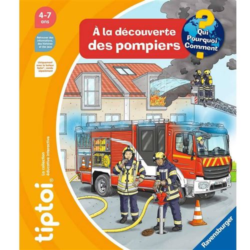 Livre Interactif Tiptoi - A La Découverte Des Pompiers Ravensburger