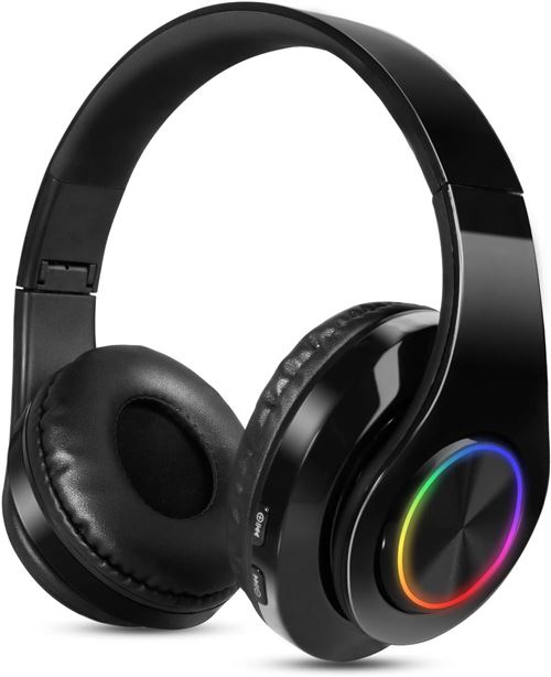 Non Communiqué Noir Vendos85 Aq0791 - Casque Sans Fil. Bluetooth 5 Autonomie 12 H