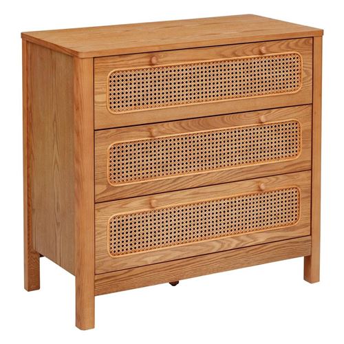 Atmosphera Marron Commode 3 Tiroirs Tiria - Image 2