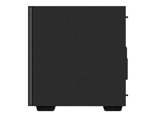 DeepCool MACUBE 110 - Tour - mini ITX / micro ATX - panneau latéral fenêtré (verre trempé) - pas d'alimentation (ATX / PS/2) - noir - USB/Audio
