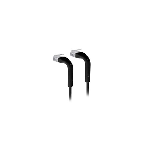 Ubiquiti UniFi - Verbindingskabel - RJ-45 (M) naar RJ-45 (M) - 1 m - 3 mm - CAT 6 - afgeschermd - zwart